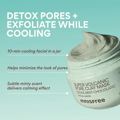 Super Volcanic Pore Clay Mask – Deep Cleanse & Clear Face Pores