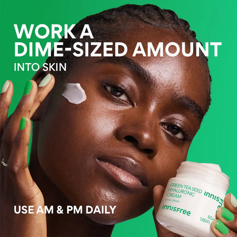 Green Tea Seed Hyaluronic Acid Cream – Face Moisturizer