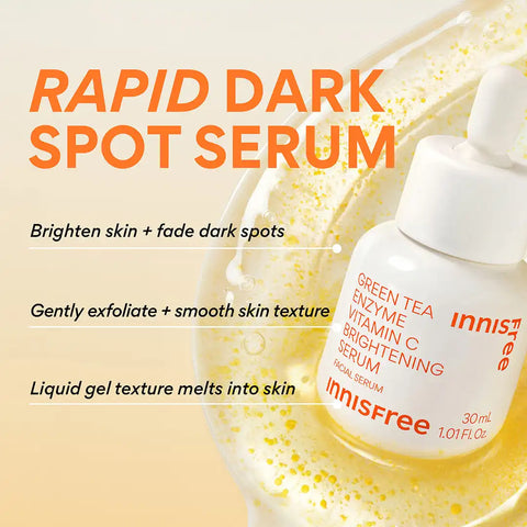 Green Tea Enzyme Vitamin C Brightening Serum – Best for Glowing Skin