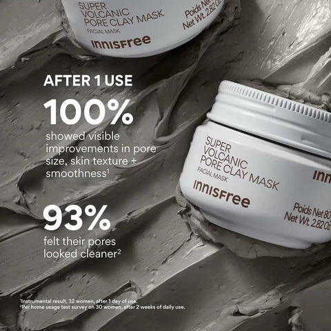 Super Volcanic Pore Clay Mask – Deep Cleanse & Clear Face Pores