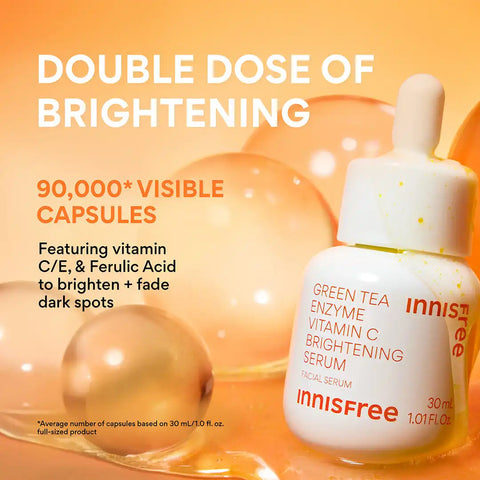 Green Tea Enzyme Vitamin C Brightening Serum – Best for Glowing Skin